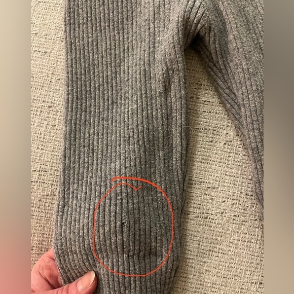 Zara Girls 🩶🩶 Grey Knit Leggings - Size 10 - Picture 4 of 6